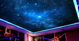 Натяжной потолок звездное небо Химки, цена от 5266 руб.